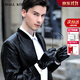 CHALL KITTY羊皮手套男士冬季騎行開(kāi)車(chē)防寒保暖皮手套2025新款送男生男友老公 黑色-高端品牌禮盒裝高檔高級感