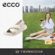 愛(ài)步（ECCO）涼鞋女 夏季軟底泡芙鞋交叉帶厚底拖鞋外穿 科摩206653 石灰色20665301378 39