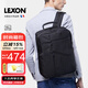 樂上（LEXON）雙肩包男15.6/16英寸商務蘋果筆記本電腦包雙層背包休閑書包黑色