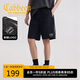 卡賓【撞色結(jié)構(gòu)】男士短褲夏休閑拼接街頭潮流寬松百搭五分褲