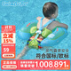 swimbobo 嬰兒寶寶游泳圈趴圈兒童泳圈帶防下滑坐兜腋下背帶圈 B1027XL