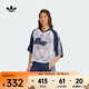 阿迪達斯 （adidas）女子短袖印花時(shí)尚音樂(lè )節夏日優(yōu)雅視覺(jué)沖擊短袖T恤 KD2275 S