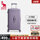 愛(ài)華仕旅行者行李箱女26英寸三七開(kāi)大容量托運拉桿箱密碼男旅行箱 暮山黛紫 26英寸