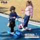 斐樂(lè )（FILA）兒童滑板車(chē)便攜進(jìn)階學(xué)步車(chē)3至6-12歲防側翻可折疊單腳閃光踏板車(chē) 活力藍(3-12歲通用）加寬閃光輪胎一鍵折疊兒童禮物