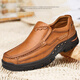 羅蘭船長(cháng)【官方正版原裝直郵】【頭層牛皮已質(zhì)檢】商務(wù)男士休閑鞋戶(hù)外耐磨 棕色* #42