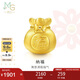 周生生七夕禮物黃金轉(zhuǎn)運(yùn)珠 福袋足金串珠子 情侶手串不含繩鏈89197C定價(jià)