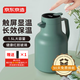 京東京造 保溫壺 家用【智能溫顯】杯大容量熱水瓶暖壺戶(hù)外 灰豆綠1.5L