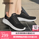 斯凱奇（Skechers）女鞋秋季slip ins閃穿鞋網(wǎng)面透氣輕便休閑運動(dòng)鞋117502 黑色/BLK 37