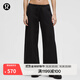 lululemon丨Plush Fleece 女士拉絨低腰闊腿褲 LW5HA8S 黑色 S