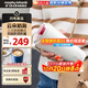 摩飛電器（Morphyrichards）奶泡杯家用便攜式燒水杯專(zhuān)業(yè)打奶泡奶牛奶咖啡拿鐵拉花杯全自動(dòng)攪拌加熱燒水壺 0.3L 椰奶白
