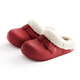樸西2025時(shí)尚新款博肯棉拖鞋女厚底軟彈保暖加絨防滑防水棉拖鞋情侶款 安哥拉紅 【防污耐臟】 38-39 【適合37-38】