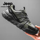 JEEP吉普休閑鞋男鞋夏季新款透氣防滑軟底運動(dòng)鞋戶(hù)外耐磨徒步登山鞋男 軍綠 【標準皮鞋碼】 41