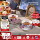 Wedgwood[11.11保價(jià)]杜鵑杯碟組骨瓷咖啡杯碟高檔精致英式下午茶茶杯碟 杜鵑藍&粉2杯2碟組