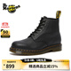 馬丁博士（Dr.Martens）101 Nappa秋季百搭軟皮黑色女短靴馬丁靴 黑色 39 偏大，推薦小一碼