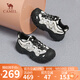 駱駝（CAMEL）登山鞋戶(hù)外休閑鞋女網(wǎng)面3.0閃電丑萌鞋 L24A469693 米/銀/黑 38