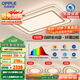 歐普（OPPLE）護眼全光譜吸頂燈客廳燈LED簡(jiǎn)約輕奢風(fēng)現代臥室套餐6 悅晴包安裝