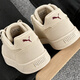 彪馬（PUMA）板鞋男鞋女鞋 25冬季新款新年禮物運動(dòng)復古皮面低幫情侶休閑鞋子 【新年禮物】燕麥色-紅色/情侶款 【馬年本命年推薦】 42 (內長(cháng)270mm)