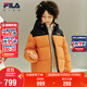 FILA斐樂(lè )兒童童裝常規羽絨服2025年冬季男童中大童連帽外套潮