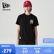 NEW ERA紐亦華MLB短袖男女同款夏季運動(dòng)T恤情侶NY圓領(lǐng)短袖13086597-XL