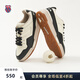 蓋世威（K·SWISS）MR板鞋男女款任嘉倫同款復(fù)古爵士鞋休閑鞋08480-MATCHRIVAL 117香草冰/純黑 41