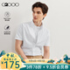 G2000男裝【易打理】修身剪裁經(jīng)典襯衣短袖休閑襯衫百搭 平紋-白色 M /5/E/170