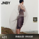 JNBY/江南布衣春夏半身裙休閑風(fēng)琴排褶浪漫多層輕盈網(wǎng)紗A型5O6D14530 261/灰卡其 M