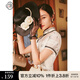 固執（OBSTINATE）【特價(jià)】夏季新款蕾絲短袖中長(cháng)旗袍01122QP07310 白色 S 160/80A