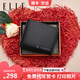 ELLE HOMME法國男士真皮錢(qián)包禮盒短款兩折票夾錢(qián)夾皮夾生日禮物送男友老公 1501-1/帶駕駛證夾/(無(wú)賀卡照片) 法國品牌/送禮有面