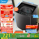 美的（Midea）波輪洗衣機(jī)全自動12kg大容量家用專利免清洗不銹鋼立方內(nèi)桶12h智能預(yù)約水電雙寬省水省電一級能效 MB12L2