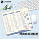 JPLAYER 鼠標墊大號可愛(ài)桌面電腦游戲筆記本子鍵盤(pán)大號卡通辦公女生軟便攜可水洗辦公綜合快捷鍵只想發(fā)財