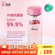 希諾抗菌玻璃杯子高顏值水杯教師節(jié)禮物女老師實(shí)用XN-9506K粉色 300mL