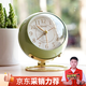 漢時(shí)（Hense）鬧鐘學(xué)生兒童專(zhuān)用起床神器高顏值高中生床頭鬧表懶人鐘表桌面簡(jiǎn)約靜音小時(shí)鐘 HA08綠色