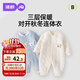 婧麒（JOYNCLEON）嬰兒連體衣保暖夾棉嬰幼兒寶寶衣服秋冬爬服哈衣套裝 Jlt200702