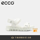愛(ài)步（ECCO）休閑涼鞋 夏季厚底舒適百搭女鞋一字帶外穿涼鞋 靈動(dòng)213103 白色21310301007 37