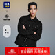 HLA海瀾之家?jiàn)A克男25POWER YOUNG翻領(lǐng)肌理外套男秋季