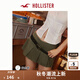 HOLLISTER25秋季新款辣妹學(xué)院風(fēng)亞麻混紡百褶裙褲女裝KI343-5098 深橄欖綠 XS (160/64A)標準版