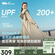 蕉下（beneunder）防曬衣女前后兩穿寬松防曬服全防護(hù)騎行戶外AL821沙杏咖M