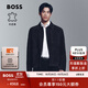 BOSS博斯【羊皮革】男士2025秋季新款常規版型夾克皮衣 404-深藍色 XL (52A)