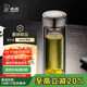 希諾（HEENOOR）抗菌玻璃杯高檔泡茶杯子男車載水杯2025新款鈦杯XN-T623 380mL