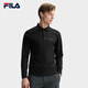 FILA 斐樂(lè )官方男子針織長(cháng)袖POLO衫2025冬季時(shí)尚休閑基礎上衣