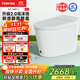 東芝（TOSHIBA）小海豚pro智能馬桶全自動(dòng)帶水箱泡沫盾腳感翻圈蓋坐便器A405-305