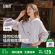森馬外套女短款寬松純色夾克2025春秋復古休閑棒球領(lǐng)109125108005