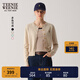 Teenie Weenie小熊女裝毛針織衫2025秋季新款圓領(lǐng)長(zhǎng)袖空調(diào)開(kāi)衫外套 燕麥色 S