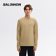 薩洛蒙（Salomon）男款 戶(hù)外運動(dòng)柔軟舒適保暖長(cháng)袖T恤衛衣 SNTIAL LIGHTWARM CN 灰綠色 C26042 L