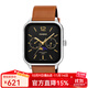 卡西歐（CASIO）手表小方塊 網(wǎng)紅同款方型月相石英情侶表男表女表 MTP-M305L-1A