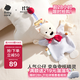 babycare甜夢(mèng)安撫巾牙膠新生兒嬰兒安撫玩具毛絨玩偶手偶可咬-西高地哆哆