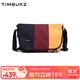 TIMBUK2拼色郵差包經(jīng)典單肩包信使包帆布斜挎包 黃色/紅色環(huán)?？?xs