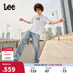 Lee25新品EasyRider寬松中腰闊腿淺藍男牛仔褲潮流