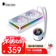 喬思伯（JONSBO）TH-240白色 一體式水冷散熱器 (連體4面千層鏡風(fēng)扇/一線(xiàn)通接主板/冷頭數顯/軟件/千層鏡光效)