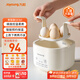 九陽(yáng)（Joyoung）煮蛋器 蒸蛋器 溫泉蛋機 智能定時(shí)自動(dòng)斷電 煮雞蛋神器溏心蛋茶葉蛋 小型蒸鍋早餐一體機GE361
